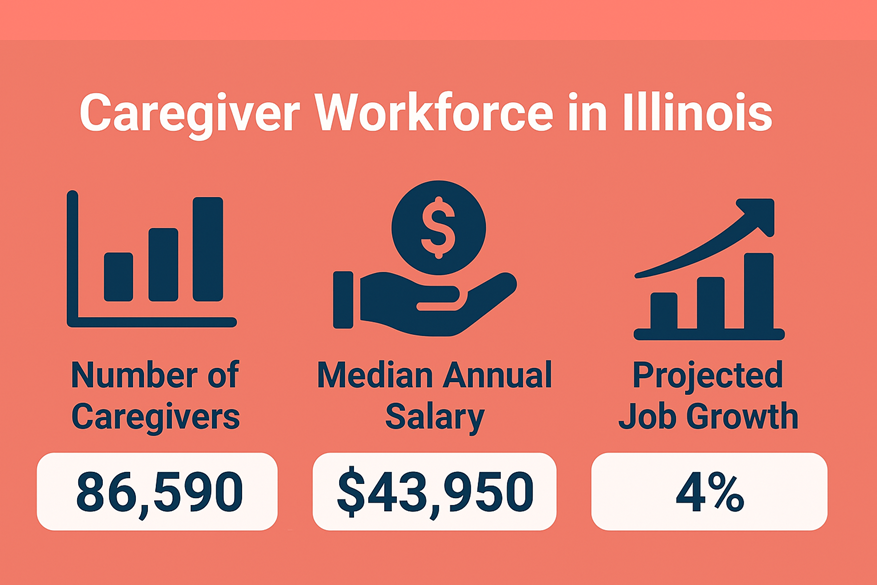 caregiver jobs workforce in illinois