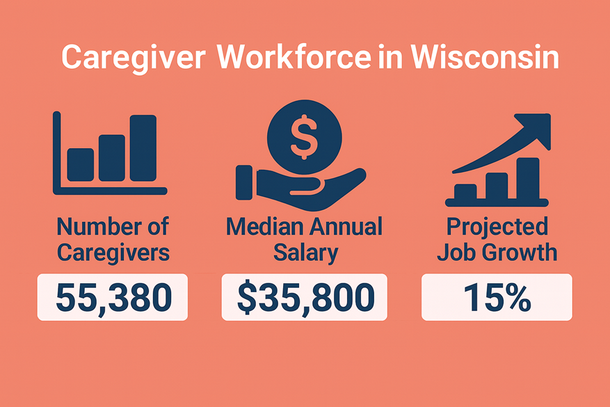 Caregiver Jobs and workforce in Wisconsin