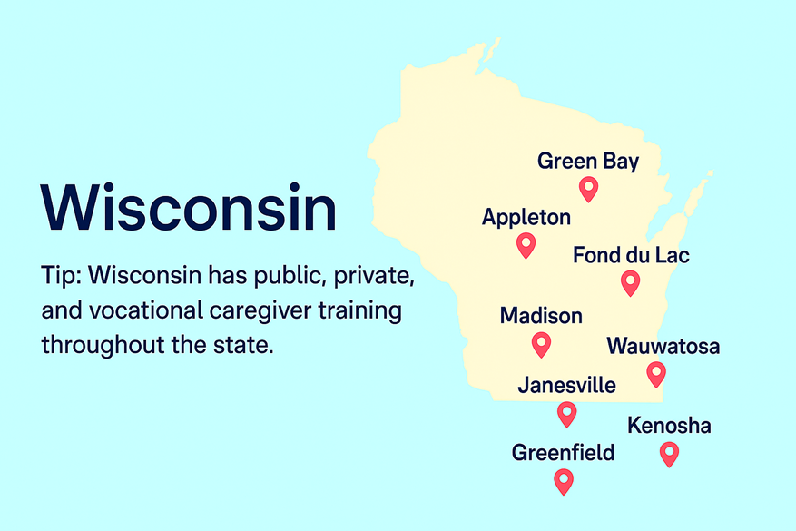 Public, Private, & Vocational Caregiver Schools in Wisconsin